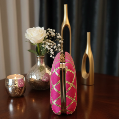 Home stylish ladies sling bag with golden chain strap