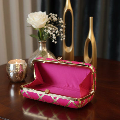 Home stylish ladies sling bag with golden chain strap